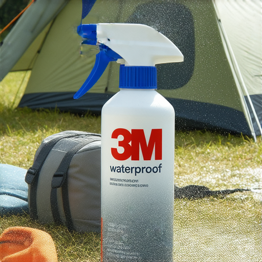 3M防水噴劑的使用示範，展示如何有效保護物品不受潮，適合家庭和戶外裝備維護，改善耐水性，延長物品使用壽命，保持乾燥。