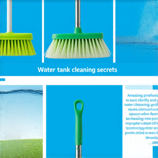 驚人的水箱清洗秘訣，展示清洗過程的步驟與工具，強調提升水質的效果，讓你輕鬆學會水箱清洗，打造更健康的用水環境。