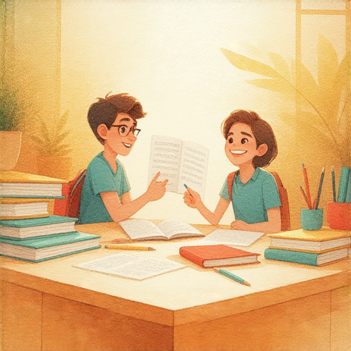 狂熱英文學習場景，學生與外籍老師進行一對一互動，桌上有學習資料和筆記，展現學習的激情與無限可能，鼓勵立刻報名體驗英文學習。