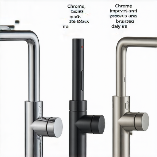 水龍頭實測圖片，展示三種不同型號的水龍頭，強調其設計、功能及使用便利性，說明水龍頭如何讓生活更方便，解密各款水龍頭的真實效果。