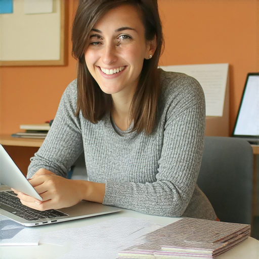 線上一對一外籍英文老師教學場景，老師微笑著指導學生，提升英文能力的過程中，展現互動學習氛圍，讓學習變得有趣和有效。