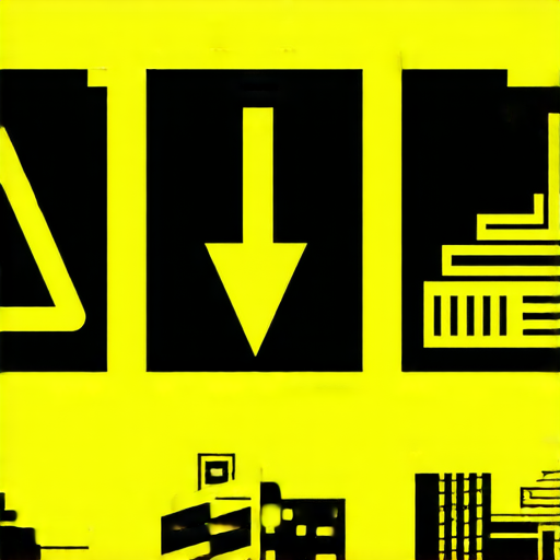 電力供應終止的警示標誌，伴隨恢復服務的指示，強調立即行動的重要性，讓人們掌握生活的每一刻，確保日常活動不受影響。