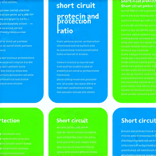 短路保护与短路比的关键信息图，展示了短路保护的重要性和原理，包含电路图示与相关数据，让读者深入了解电气安全措施与短路风险管理。