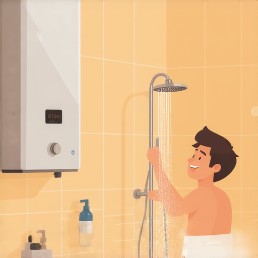 熱水爐安裝與維護示範，顯示如何改善低水壓的技巧，簡單步驟幫助提升沐浴體驗，讓你立即享受舒適熱水沐浴，解決低水壓問題。