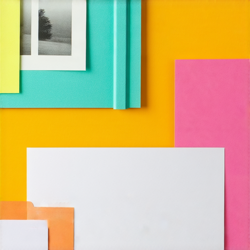 A4膠Folder與A3印刷結合的辦公場景，顯示提升效率的方法，文件整齊排列，展示創意的辦公室環境，強調在工作中利用資料夾整理和印刷的重要性。