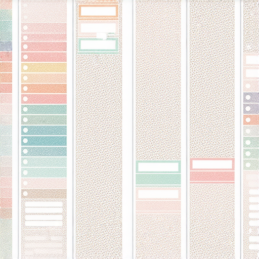 貼紙變革生活的圖片，展示多種創意貼紙應用場景，包含日程規劃、裝飾和激勵，突顯如何巧妙運用這些貼紙來提升效率和心情，實現生活瞬間升級。