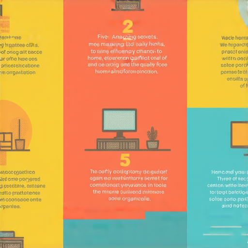 生活小秘密的驚人技巧，圖中展示五個簡單有效的方法，幫助提高日常效率與生活品質，從整理家居到簡化工作流程，讓你輕鬆掌握生活中的小秘密。