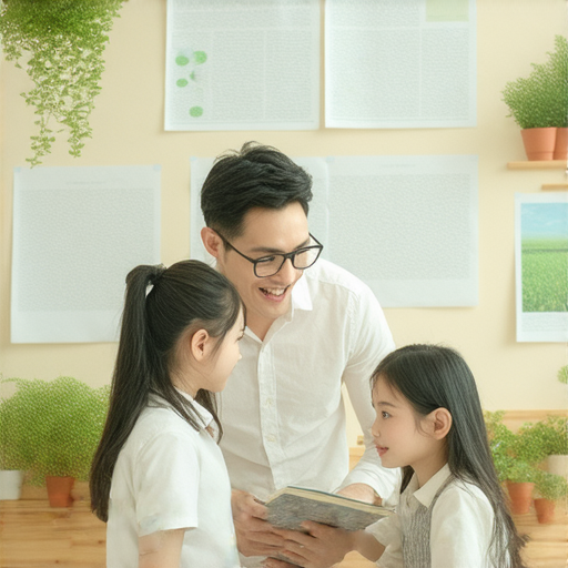 探索環保英文背後的力量，展示一位外籍老師與學生一對一互動的畫面，通過專業教學服務提升英文水平，了解環保知識的重要性。