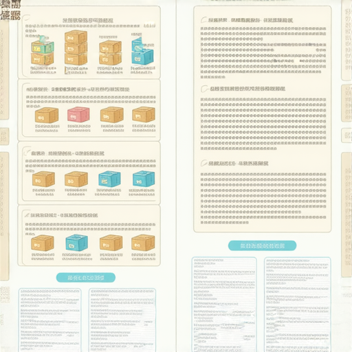 打包卡通主題背景，展示咸鱼交易中各種快遞包裝，包含借貸流程、放款小技巧，視覺呈現流暢，協助用戶輕鬆搞定交易，全攻略資訊一覽無遺。