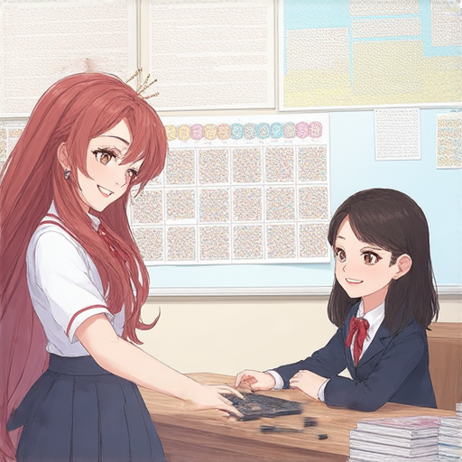 發現長髮公主的英語魅力，加強語言學習，外籍老師一對一教學，學生與外籍老師互動的場景，學生在專注學習英語，提升語言能力。