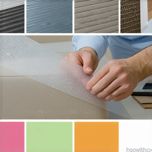 專家示範如何選擇完美傢俬保護膜，圖片中展示了不同品牌的保護膜及安裝過程，強調氣泡產生的原因及解決方法，幫助用戶避免安裝問題。