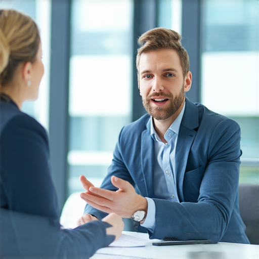 精通商務英語會話的書籍封面，展示自信的商務人士在會議中交流，背景為現代辦公室環境，強調如何應對各種商業場合的技巧與方法。