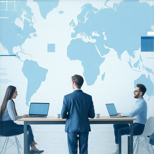 商務英語學習的重要性，提升職場溝通能力，掌握成功秘訣，讓工作表現更加出色的圖片，展現影響力的商務環境。