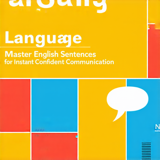 突破語言邊界，掌握500句英語讓你瞬間自信交流的書籍封面，色彩鮮明的設計，吸引讀者目光，強調英語學習的重要性與實用性，激發學習興趣。