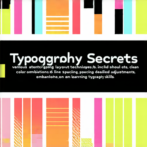 揭開排版祕密的圖片，展示多種吸引注意的排版技巧，包括字體選擇、顏色搭配及行距調整，讓文字瞬間吸睛，適合用於學習和提升排版效果的指南。