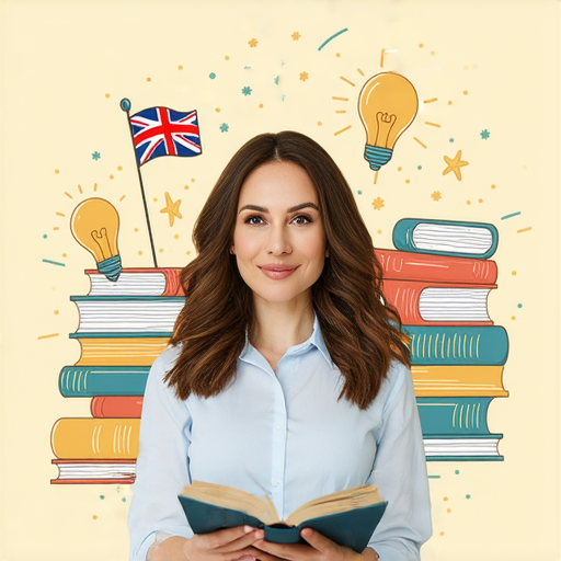 揭開你英語水平的秘密，展現學習者從不好的英語能力轉變為好的成功故事，背景包含英語書籍和學習工具，強調提升英語水平的重要性和實用技巧。