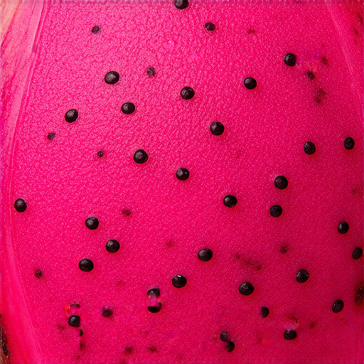 鮮豔的火龍果展示其獨特的外觀，深邃的粉紅色外皮和白色或紅色果肉，點綴著小黑籽，展現了這種奇幻水果的美味與營養價值，揭示火龍果的秘密滋味。