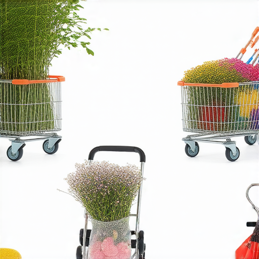 手推車靈活使用的五大意外用途，展示手推車用於園藝、購物、運動和家居整理等多種場景的圖片，強調其多功能性和便利性，吸引讀者探索手推車的不同可能性。