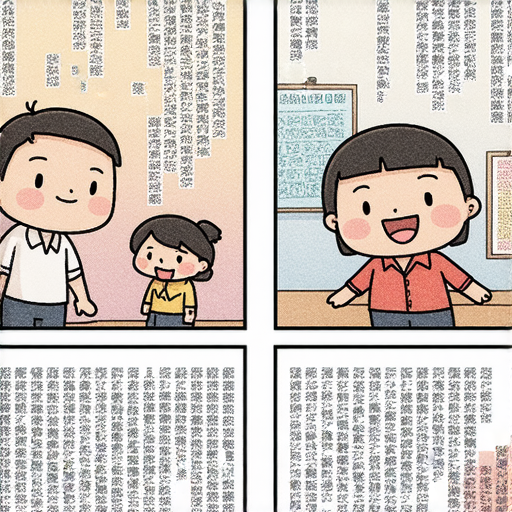 透過漫畫學英文的外籍老師一對一教學畫面，學生專注於學習和互動，漫畫角色清晰展示情境，開啟語言冒險，提高語言能力和自信。