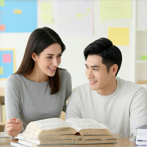 外籍英文老師與學生一對一教學，專注於提升流利英語能力，創造互動學習環境，讓學生立即體驗英語學習的魅力。