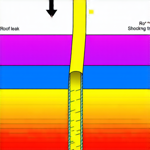 水槽漏水修復過程示意圖，展示漏水源頭的檢查及修復方法，強調水槽漏水問題的急迫性以及解決秘訣，讓讀者立即了解屋頂漏水的驚人真相。