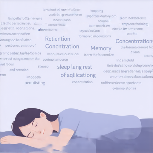 為何睡眠時間影響你的英語學習的圖解，展示良好睡眠對提升英文能力的重要性，強調充足休息如何增強記憶力和專注力，促進語言學習效果，帶來更好的學習成果。