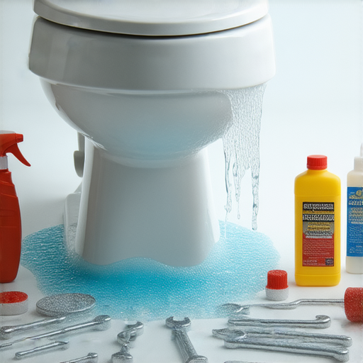 發現馬桶邊緣漏水的驚人真相，修復技巧與步驟，顯示漏水部位與修理工具，幫助讀者快速解決馬桶漏水問題，提升居家維護效果。