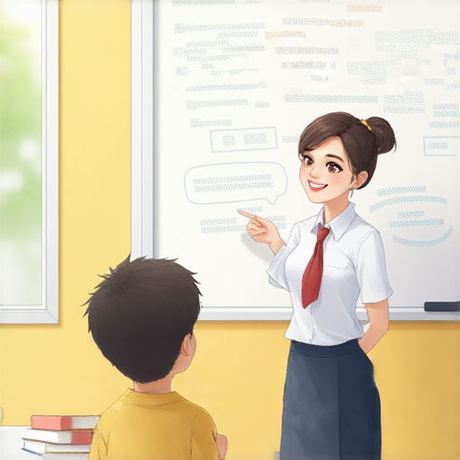 外籍英語老師一對一教學場景，學生專心聆聽，老師熱情教學，強調提升英語口說與聽力，讓瑣事不再煩，打造流暢的英語能力。