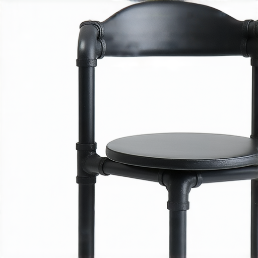 水管椅子的創意設計，展現現代居家佈置的時尚感，節省空間的完美選擇，提升室內環境美學，適合各種風格的居家裝飾。