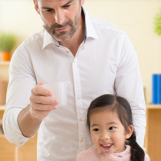 一位外籍老師與學生進行量杯英文教學，學生表情專注，周圍環境明亮，強調流利自信學習的重要性，適合報名一對一課程。