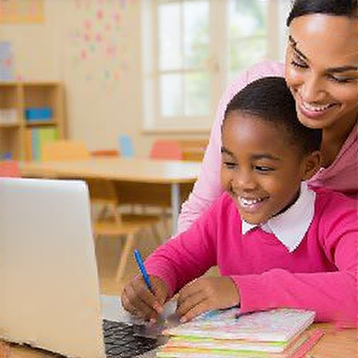 輕鬆連線的移動 WiFi 及外籍老師一對一教學的場景，展現學生愉快的學習體驗，強調移動 WiFi 的便捷性與多樣化的學習可能。