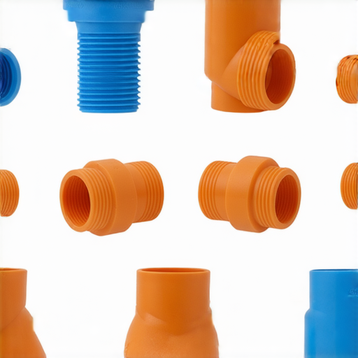 PVC水管接頭在家庭和工業中的多種用途，展示了它們的靈活性和創意應用，包括水管連接、排水系統和花園裝飾等。