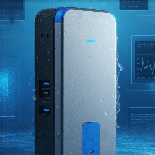 防水電源盒技術展示圖，強調其防水性能和安全設計，適用於各類設備，確保使用環境的穩定性和安全性，立即掌握未來科技的關鍵。