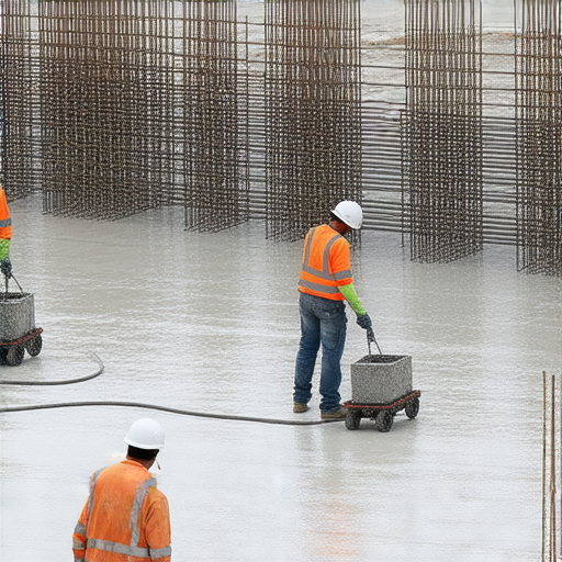 防水工程施工現場，工人使用專業設備進行防水處理，展現多種技巧和材料應用，強調防水工程的重要性和專業性，了解防水工程大揭秘的實用知識。