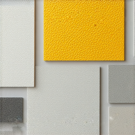 香港防水材料的選擇展示，色彩鮮豔的樣本排列在桌上，顯示各種防水劑和應用場景，強調如何徹底改變家庭環境，提升居住品質。