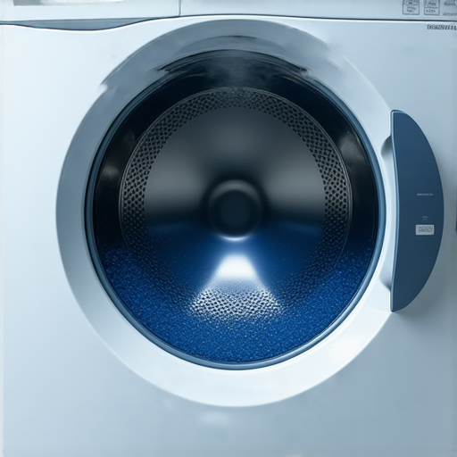 神秘的滴水洗衣機展示其獨特設計，節省水資源和提高洗衣效率，徹底改變現代洗衣習慣，讓清洗衣物變得更簡單和環保。