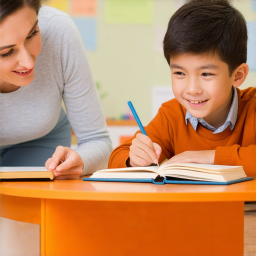 外籍老師一對一教學，學生認真學習，表達流利英文，探索學習之旅，提升口語能力，快來體驗專業的語言指導與互動教學，實現流利說英語的目標。