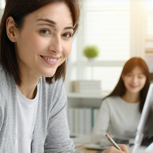 提升維修技能的線上外籍英文老師一對一教學圖片，展現教師與學生互動學習的場景，強調個別指導的重要性，立即探索學習之旅的機會。