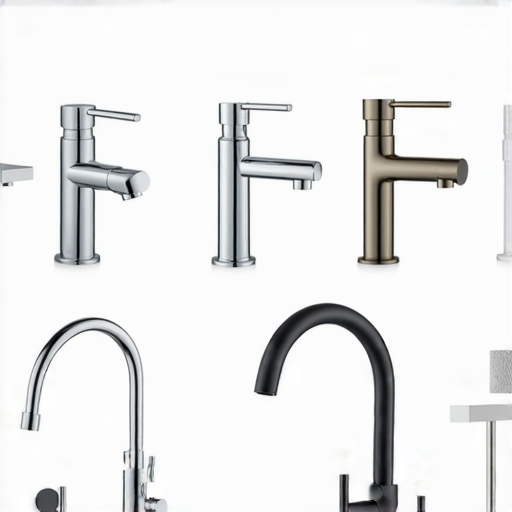 五金水龍頭的選購秘訣圖，展示多款時尚水龍頭和選購技巧，輕鬆讓家居風格瞬間升級，提升生活品質，適合各種裝潢需求，理想的居家裝修參考。