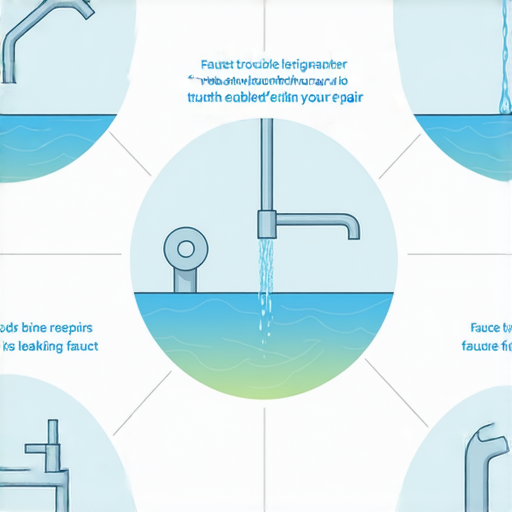 水龍頭不停滴水的故障排除圖解，展示五種解決漏水的有效方法，讓用戶輕鬆學會修理水龍頭，提升家庭維修能力，減少漏水困擾與水資源浪費。