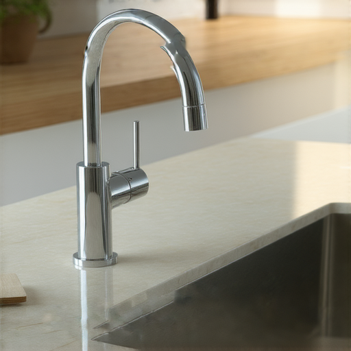 探索Well Bloom水龍頭的奧秘，展示義大利設計的精美細節，提升廚房體驗，設計獨特的水龍頭與現代廚房風格完美融合，展現實用與美學的結合。