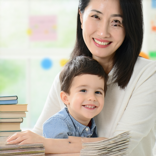 讓孩子在晴間培元學習英語的場景，一對一外籍老師親切教學，學生專心聆聽，互動快樂，學習英文的氛圍輕鬆愉快。