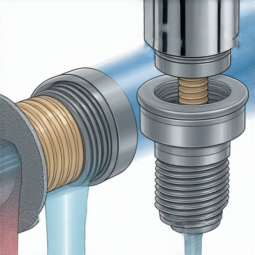 水龍頭的內部構造展示，強調水龍頭芯的拆卸與更換過程，技術人員正在操作中，提升家庭水質的技巧與知識，方便讀者學習快速換水龍頭芯的方法。