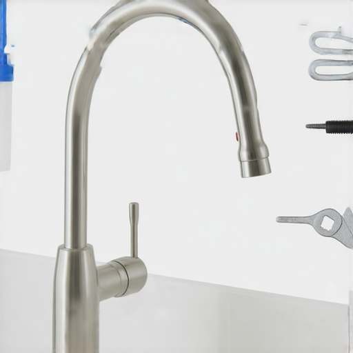 水龍頭修復教學圖，顯示鬆動水龍頭的檢查與固定步驟，輕鬆解決家庭水龍頭問題，讓你掌握修復技巧，改善水龍頭使用體驗。