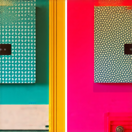 電箱翻新前後對比圖，展示如何利用創意設計提升電箱外觀，讓電箱成為家居風格的一部分，提升整體空間美感，呈現電箱不再隱藏的創新理念。