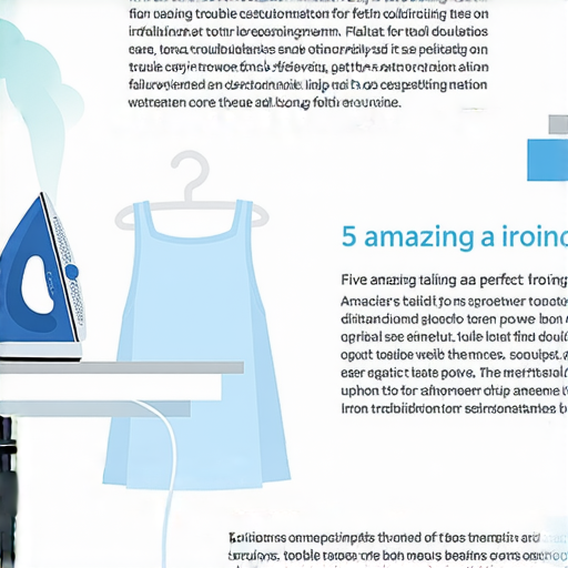 熨斗跳電故障處理技巧，展示五大驚人解決方案，讓使用者快速恢復熨燙作業，圖片中包含工具與步驟示範，輕鬆解決熨斗問題，保證熨燙效果完美。