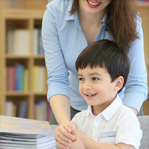 探索溱柏的英文學習新境界，展示外籍老師一對一教學場景，學生專注於提升英文能力，互動熱烈，背景為書籍及學習工具，突顯外語學習的重要性。