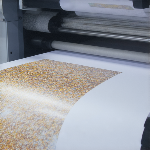 展示數碼印刷技術的圖片，播放印刷機操作過程，顯示精美印刷成品，觀塘最佳印刷服務的標誌，強調數碼印刷的高效率與多樣化選擇。