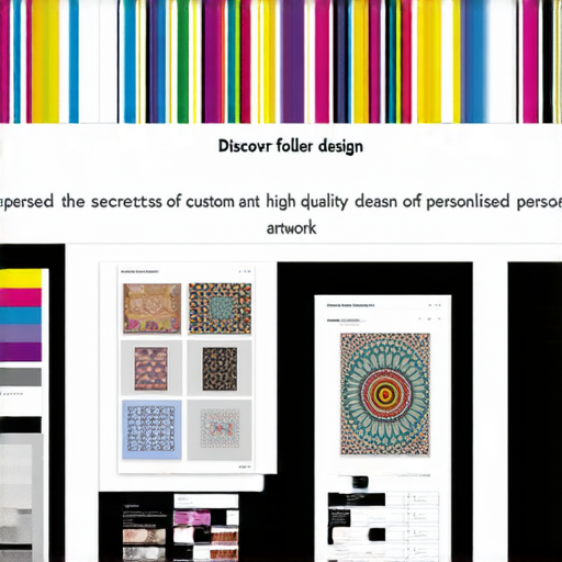 揭秘膠file訂製奧秘的圖片，展示專屬個性化作品的創作過程，包含設計工具、顏色選擇及最終作品，呈現DIY藝術的樂趣，吸引對個性化設計有興趣的觀眾。