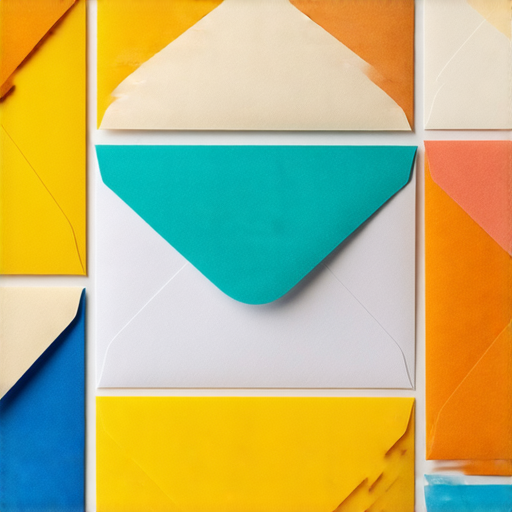 探索信封A4與B4的創意應用，展現郵件吸引力的無限可能。圖片中展示多種信封設計，搭配色彩與排列方式，激發靈感，提升郵件質感，吸引收件人注意。